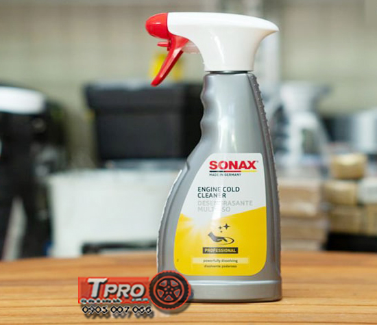 dung dich lam sach khoang dong co Sonax engine cold cleaner 500ml