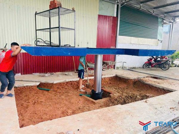 cầu nâng 1 trụ âm nền cánh bướm Ấn Độ
