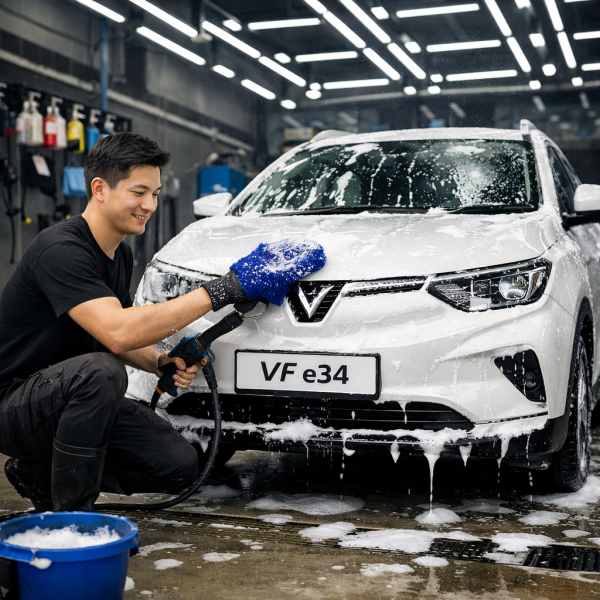 nước rửa xe điện an toàn cho pin