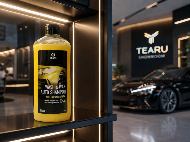 Nước rửa xe Wash & Wax 900ml cao cấp siêu bóng sơn 5 Nước rửa xe Wash & Wax nhập khẩu Nga