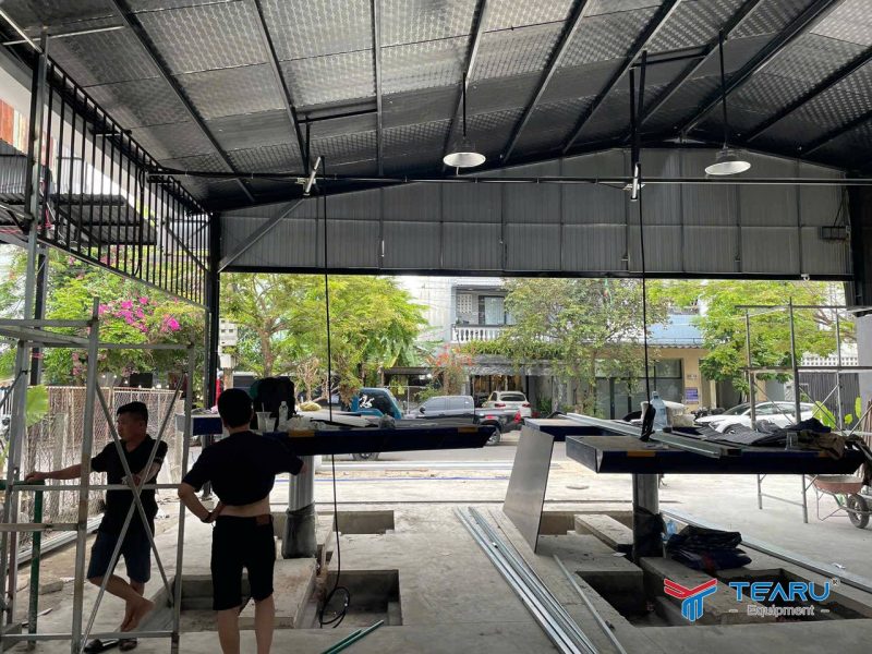 Bàn Giao Lắp Đặt Tiệm Rửa Xe Cho Khách Đà Nẵng 2 13