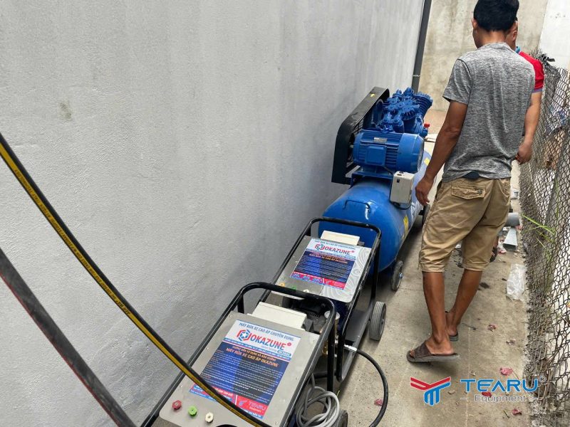 Bàn Giao Lắp Đặt Tiệm Rửa Xe Cho Khách Đà Nẵng 3 14